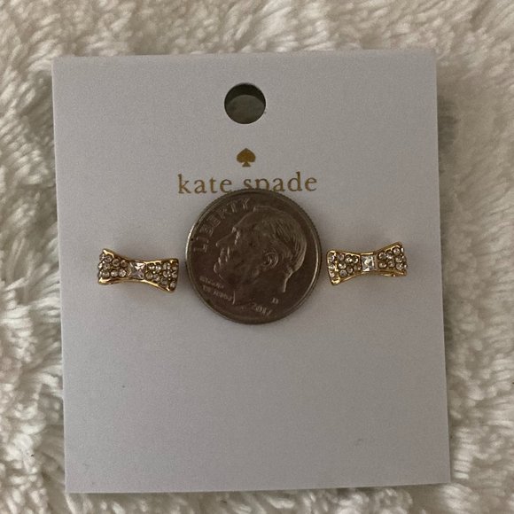 Kate Spade Pave Bow Goldtone. 💎 FINAL PRICE !!! SALE - Picture 4 of 5